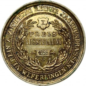 Medal 1898 For Dog Breeding