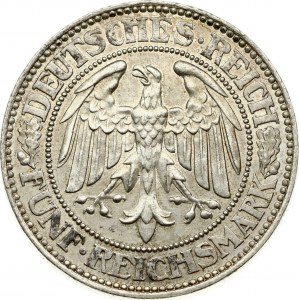 5 Reichsmark 1927 A Oak Tree