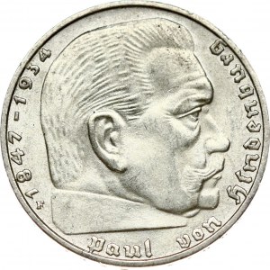 Germany 2 Reichsmark 1937 F