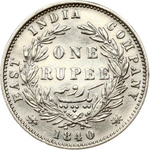 India British 1 Rupee 1840