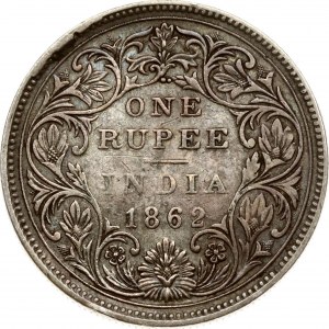 India - British 1 Rupee 1862