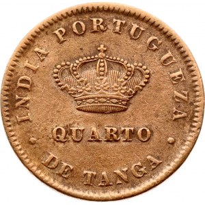 India Portuguese 1/4 Tanga 1886