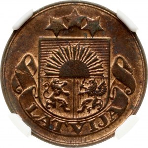Latvia 5 Santimi 1922 NGC MS 62 RB