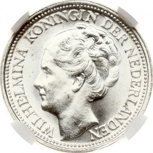 Netherlands 10 Cents 1941 NGC MS 66 TOP POP