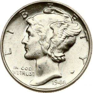 USA Dime 1944 Philadelphia 'Mercury Dime'