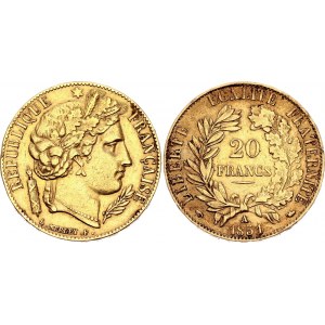 France 20 Francs 1851 A