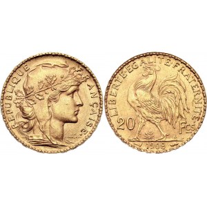 France 20 Francs 1908