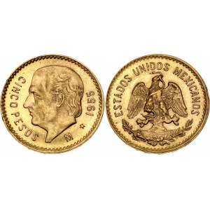Mexico 5 Pesos 1955 M