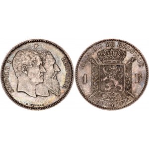 Belgium 1 Franc 1880