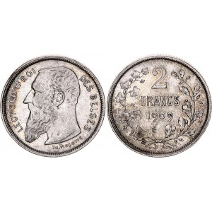 Belgium 2 Francs 1909