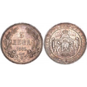 Bulgaria 5 Leva 1885