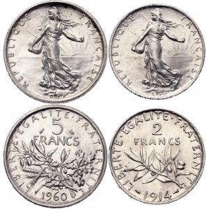 France 2 - 5 Francs 1914 - 1960