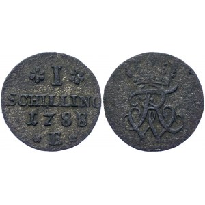 German States Prussia 1 Schilling 1788 E