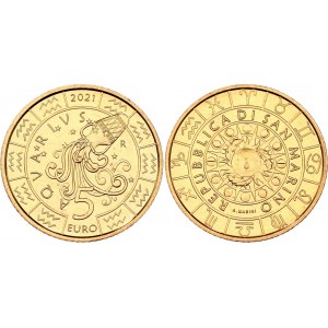 San Marino 5 Euro 2021 R