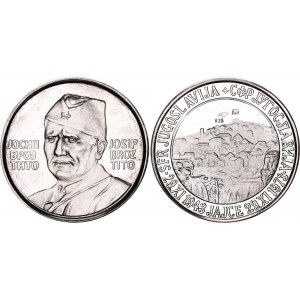 Yugoslavia Silver Token Josip Broz Tito 1973
