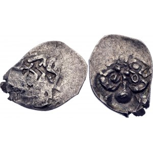 Russia Ryazan Denga With Countermark 1402 - 1427 Fedor Olegovich