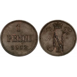 Russia - Finland 1 Penni 1912