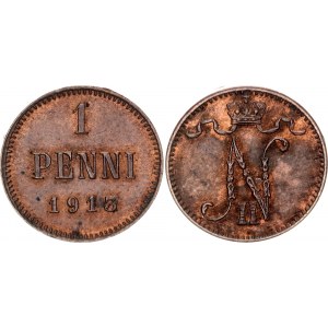 Russia - Finland 1 Penni 1913