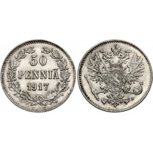 Russia - Finland 50 Pennia 1917 S