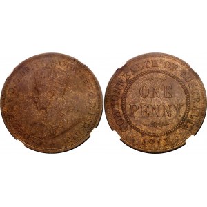 Australia 1 Penny 1911 NGC MS62 BN
