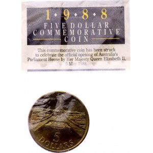 Australia 5 Dollars 1988