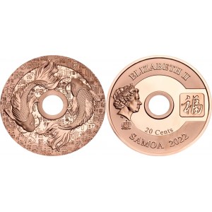 Samoa 20 Cents 2022