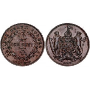 British North Borneo 1 Cent 1887 H