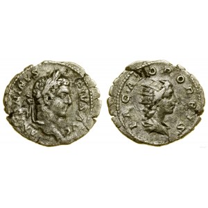 Cesarstwo Rzymskie, denar, 206-210, Rzym