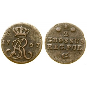 Poland, 1/2 grosz, 1767 G, Krakow