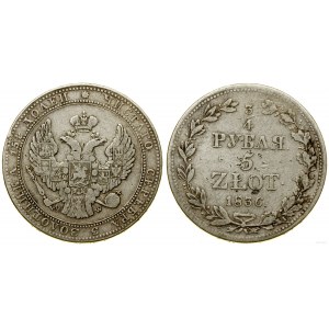 Polska, 3/4 rubla = 5 złotych, 1836 MW, Warszawa