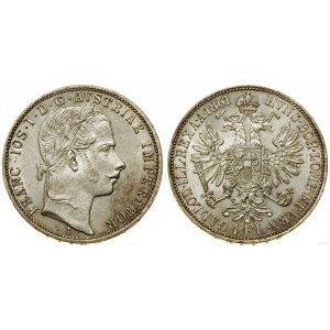 Austria, floren, 1861 A, Vienna