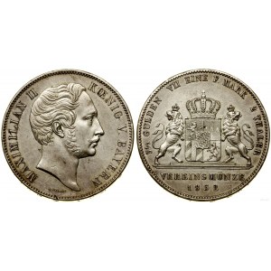 Niemcy, dwutalar = 3 1/2 guldena, 1852, Monachium