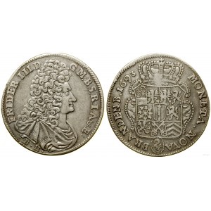 Niemcy, gulden (2/3 talara), 1693 BH, Minden