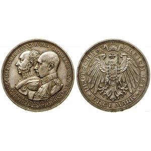Niemcy, 3 marki, 1915 A, Berlin