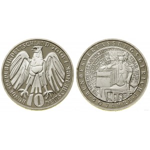 Niemcy, 10 marek, 2001 J, Hamburg