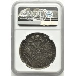 Rosja, Anna Iwanowna, rubel 1733, Moskwa, Kadaszewski Monetny Dwor, NGC VF35