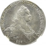 Russland, Katharina II, Rubel 1776 СПБ TИ ЯЧ, St. Petersburg, NGC MS62