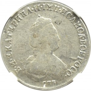 Rusko, Katarína II, Polypoltinnik 1789 СПБ ЯА, Sankt Peterburg, NGC VF