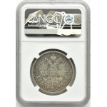 Rusko, Mikuláš II, rubľ 1908 EB, Petrohrad, NGC VF