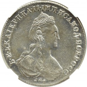 Rosja, Katarzyna II, rubel 1780 СПБ И3, Petersburg, NGU NGC