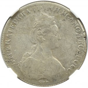 Rosja, Katarzyna II, rubel 1779 СПБ ФЛ, Petersburg, NGC FINE