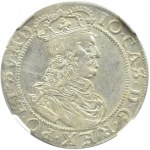 Jan II Kazimierz, ort 1658, Krakov, s okrajmi, NGC UNC