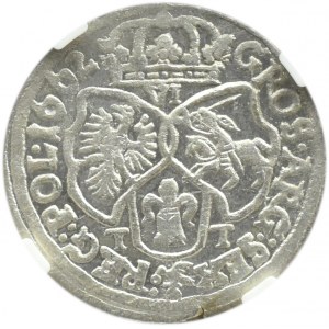 Jan II Kazimierz, szóstak 1661 TT, Bydgoszcz, SVE••, MGC MS61