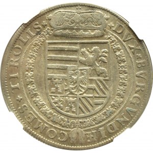 Austria, arcyks. Ferdynand II Habsburg (1564-1595), talar bez daty, Hall, NGC XF40