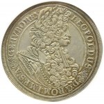 Węgry, Leopold I, talar 1699 KB, Kremnica, NGC AU53