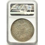 Węgry, Leopold I, talar 1699 KB, Kremnica, NGC AU53