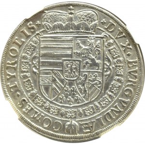 Rakúsko, Tirolsko, arcivojvoda Leopold V. Habsburg, 1/2 toliara 1632, Hall, NGC AU