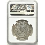 Austria, Tyrol, arcyksiążę Leopold V Habsburg, 1/2 talara 1632, Hall, NGC AU