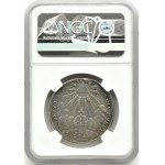 Nemecko, Bavorské kurfirstvo, Maximilián II Emanuel, 5 dukátov 1692, strieborný odtlačok, Mníchov, RARE, NGC AU