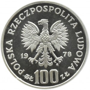 Polska, PRL, J. Korczak, 100 złotych 1978, Warszawa, PCGS PR69DCAM